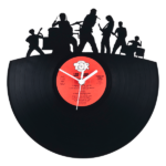 Re Vinyl Wall Clock Band