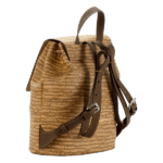 Zebra Cork backpack for women from back