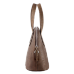 Dark Brown Cork handbag MODERN from side 2