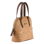 Zebra Cork handbag MODERN from side