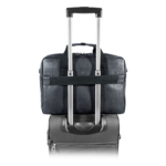 Black Cork briefcase for men with travel bag
