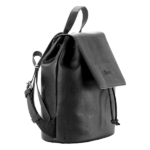 Black Cork backpack for women from side