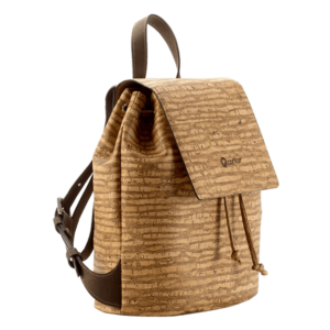 Zebra Cork backpack for women from side