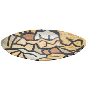 Ceramic oval platter