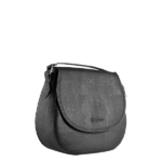 Black Cork handbag ELEGANCE from side
