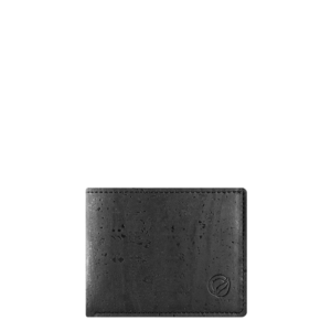 Black Cork wallet for men