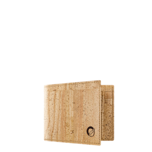 Natural Cork wallet for men open