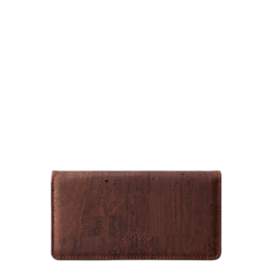 Dark Brown Cork wallet for women